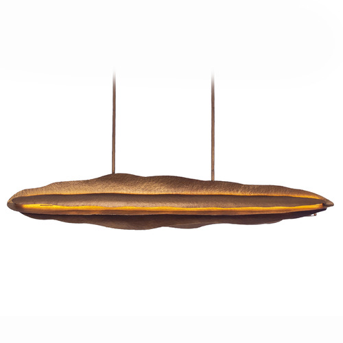 Kalco Lighting Folia Warm Gold LED Island Light