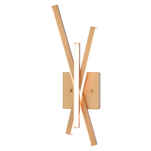 Barcelo Light Gold LED Sconce by Vaxcel Lighting