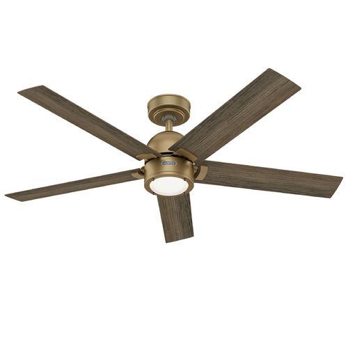 Hunter Fan Company Erling Luxe Gold LED Ceiling Fan with Light