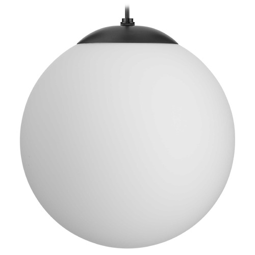 Progress Lighting Progress Lighting Atwell Matte Black Pendant Light with Globe Shade P500463-31M