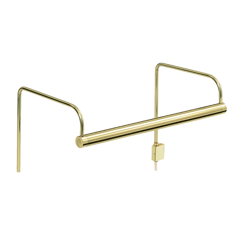 Slim-Line Picture Light in Polished Brass by House of Troy Lighting