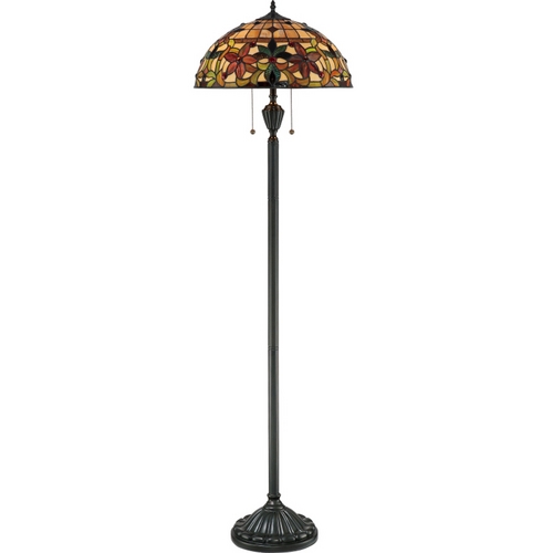 Kami Floor Lamp in Vintage Bronze by Quoizel Lighting