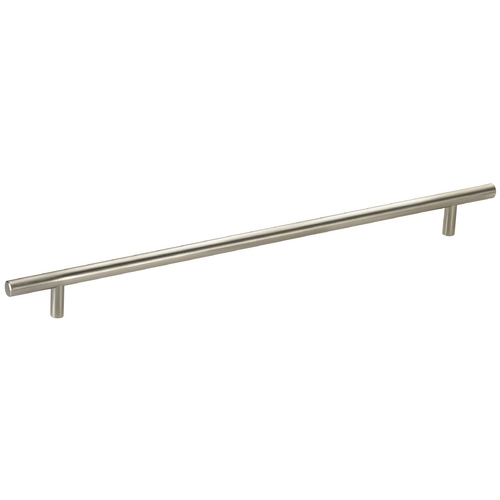Satin Nickel Cabinet Pull - 13-inch Center to Center
