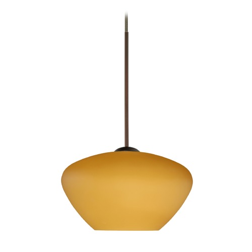 Besa Lighting Besa Lighting Peri Bronze Mini-Pendant Light 1XT-541080-BR