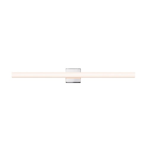 Sq-Bar Polished Chrome LED Bathroom Light by Sonneman Lighting