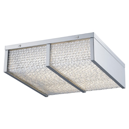 Cermack St. 16.50-Inch Polished Chrome LED Flush Mount by Avenue Lighting