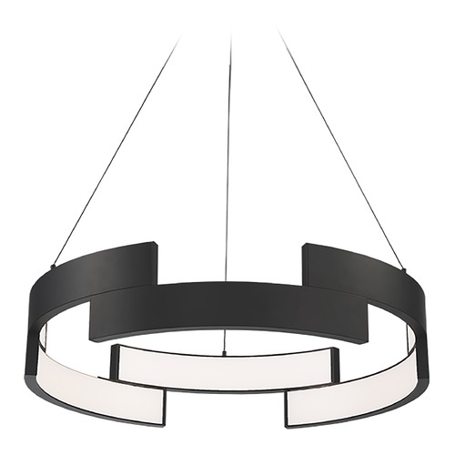 WAC Lighting Trap Black LED Pendant by WAC Lighting PD-95827-BK