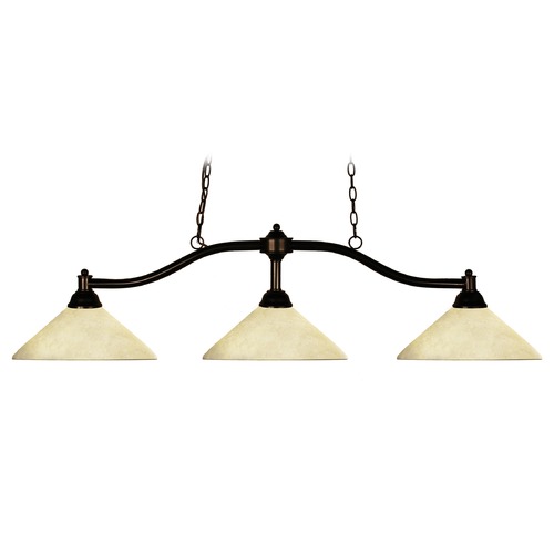 Z-Lite Chance Bronze Billiard Light by Z-Lite 147BRZ-AGM14