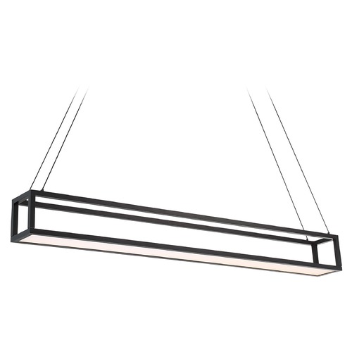 WAC Lighting Trick Box Black LED Pendant by WAC Lighting PD-31947-BK