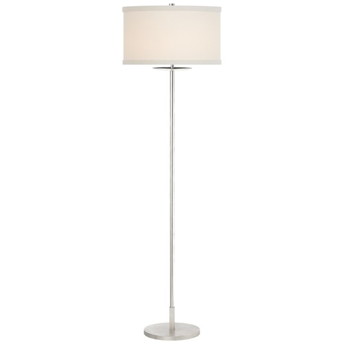 Visual Comfort Signature Collection Kate Spade New York Walker Floor Lamp in Silver Leaf by Visual Comfort Signature KS1070BSLL