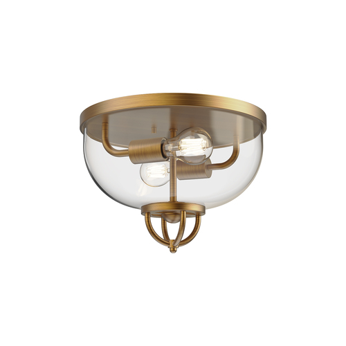 Alora Lighting Lancaster Aged Gold Flushmount Light