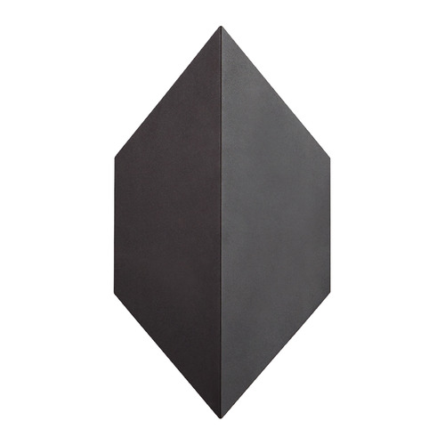 Oxygen Motto Black LED Outdoor Wall Light