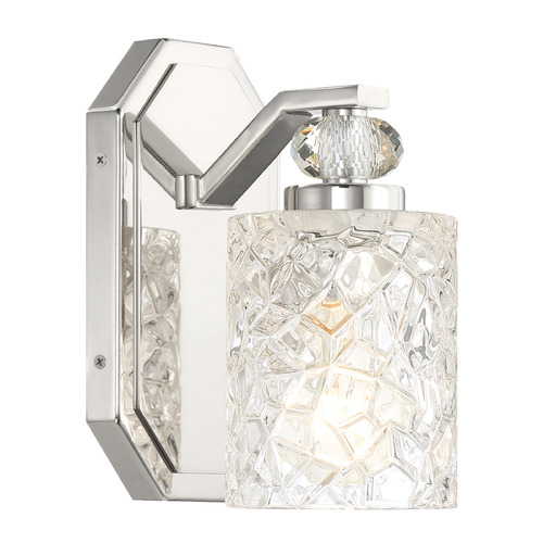 Crystal Kay Sconce in Chrome by Minka Lavery