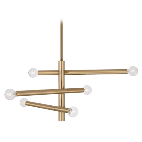 Capital Lighting Zane Aged Brass Chandelier