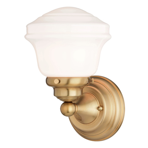 Huntley Natural Brass Sconce by Vaxcel Lighting