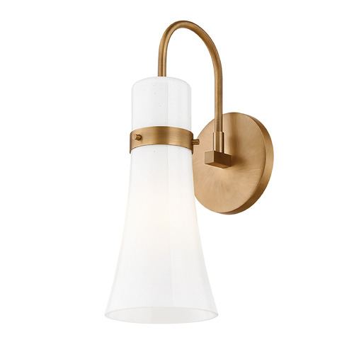 Troy Lighting Maple Patina Brass LED Sconce