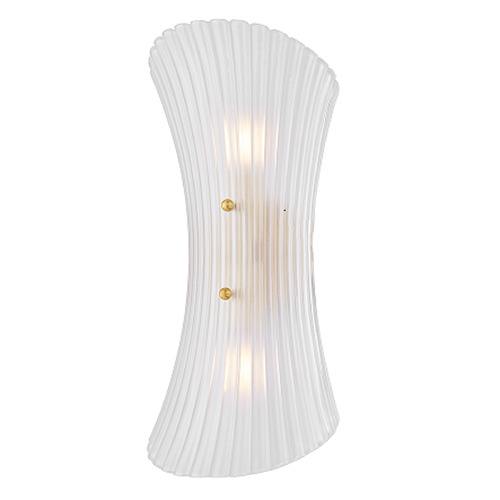 Mitzi by Hudson Valley Mitzi By Hudson Valley Mitzi Esmae Aged Brass Sconce H1060102-AGB