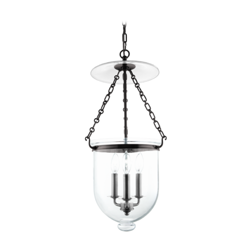 Hudson Valley Lighting Pendant Light with Clear Glass in Old Bronze Finish 254-OB-C1