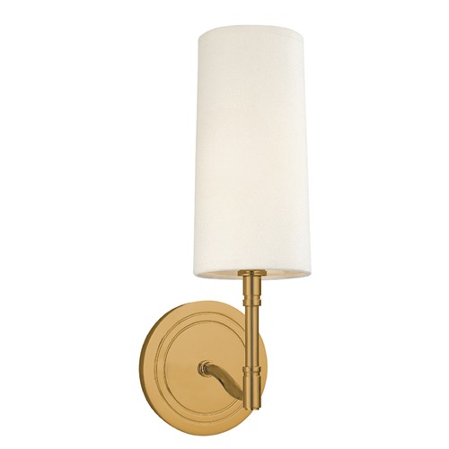 Dillon Wall Sconce in Aged Brass by Hudson Valley Lighting