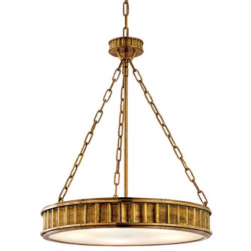 Middlebury Pendant in Aged Brass by Hudson Valley Lighting