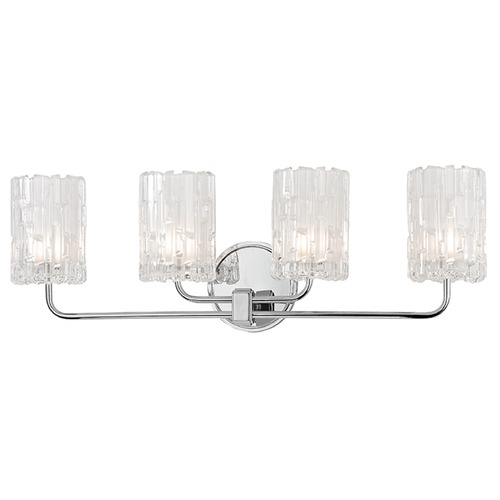 Dexter 4-Light Bathroom Light in Polished Chrome by Hudson Valley Lighting