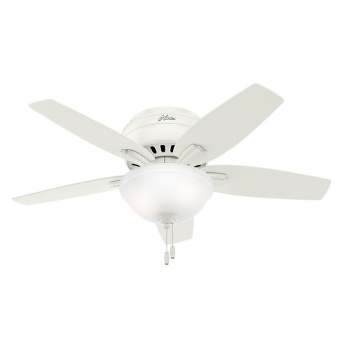 42-Inch Newsome Ceiling Fan in Fresh White by Hunter Fan Company