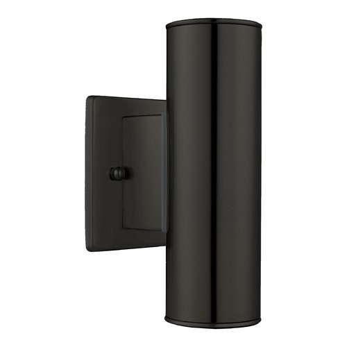 Riga Matte Black Outdoor Wall Light by Eglo Lighting