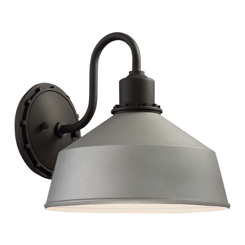 Mantiel Sand Silver Outdoor Wall Light by Minka Lavery