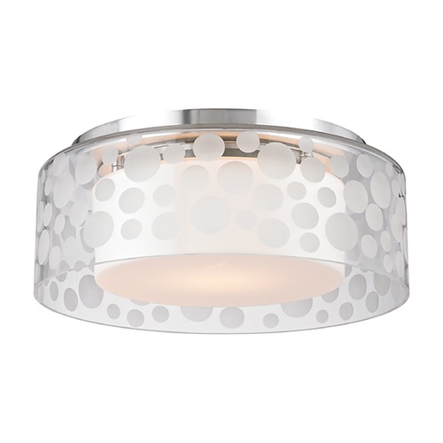 Carter Satin Aluminum LED Semi-Flush Mount by Hudson Valley Lighting