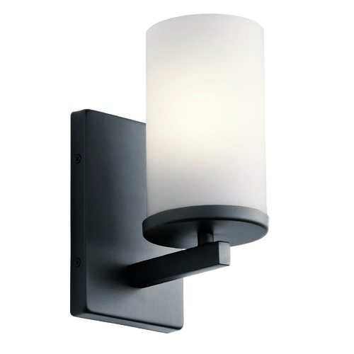 Kichler Lighting Crosby Black Wall Sconce by Kichler Lighting 45495BK