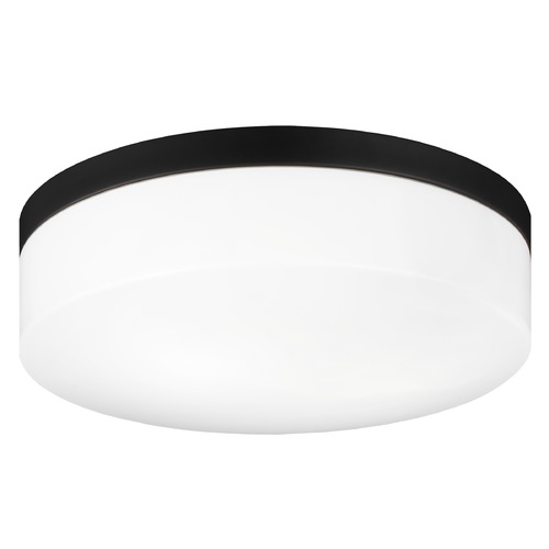 Xenon Black LED Flush Mount by Matteo Lighting