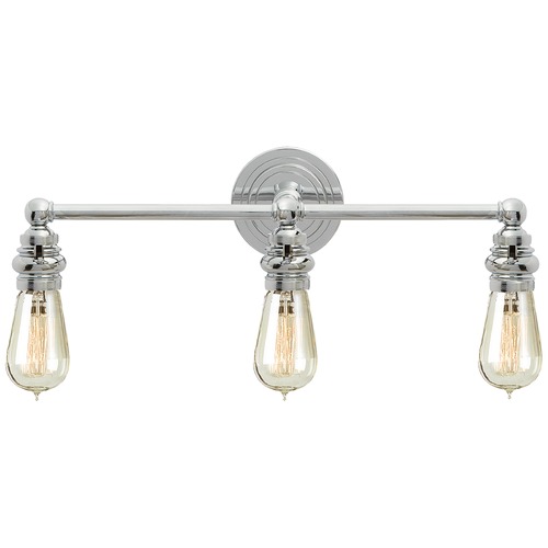 Visual Comfort Signature Collection E.F. Chapman Boston 3-Light in Polished Nickel by Visual Comfort Signature SL2933PN