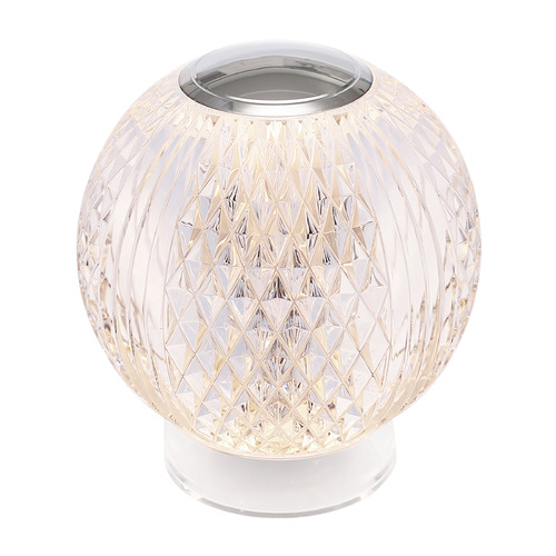 Alora Lighting Marni Polished Nickel LED Table Lamp with Globe Shade