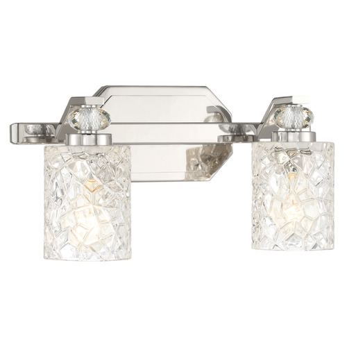 Crystal Kay 2-Light Bath Light in Chrome by Minka Lavery