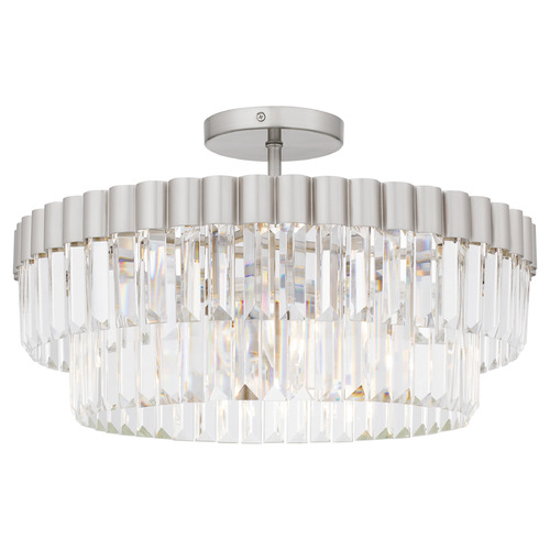 Quoizel Lighting Starlight Brushed Nickel Semi-Flushmount Light