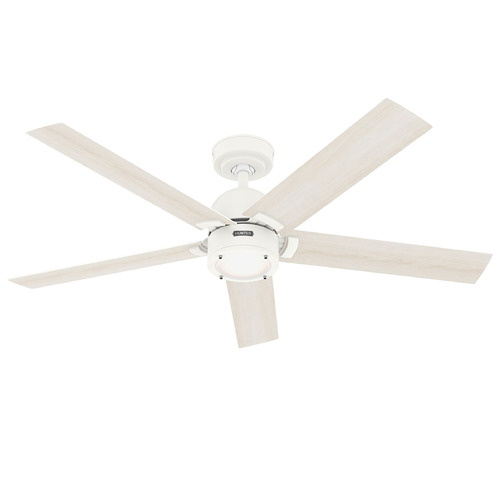 Hunter Fan Company Hunter Fan Company Erling Fresh White LED Ceiling Fan with Light 52851