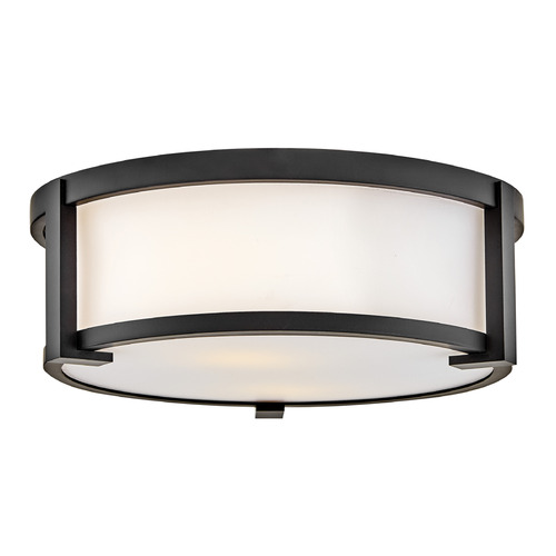 Hinkley Lowell Black LED Close To Ceiling Light