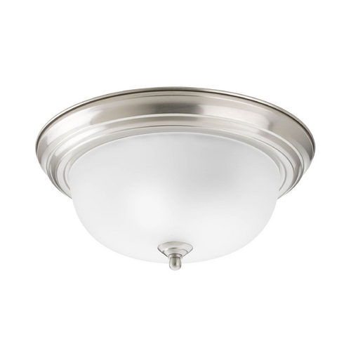 Progress Lighting 13.25-Inch Flush Mount in Brushed Nickel by Progress Lighting P3925-09ET