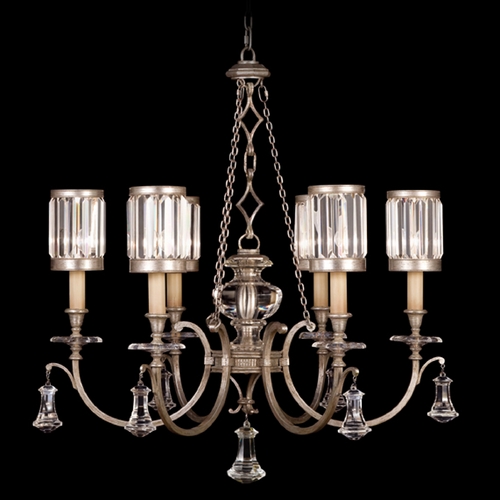 Fine Art Lamps Fine Art Lamps Eaton Place Silver Leaf Crystal Chandelier 584240-2ST