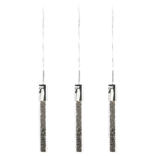 Glacier Avenue 3-Light Polished Chrome LED Multi-Light Pendant by Avenue Lighting