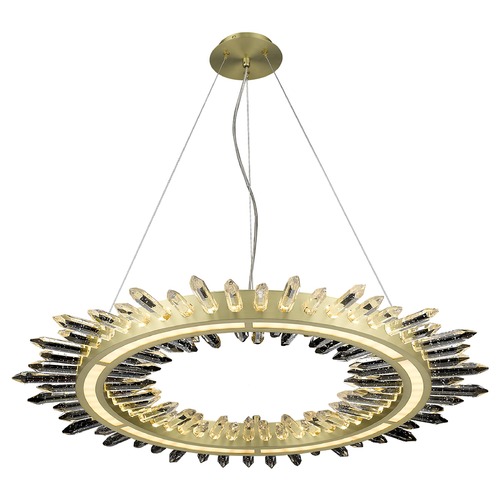 Aspen Brushed Brass LED Chandelier by Avenue Lighting