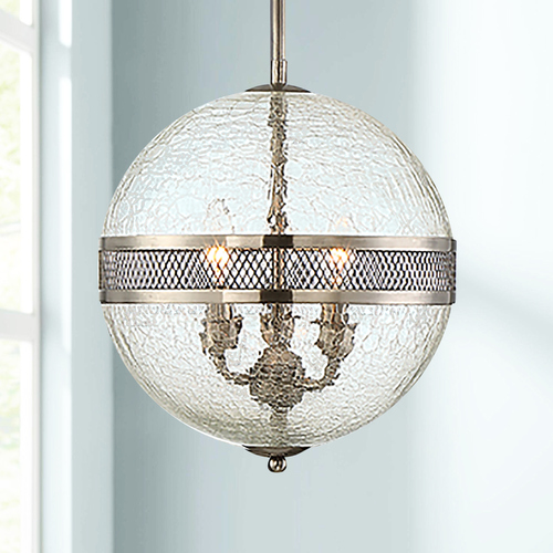 Stirling Polished Pewter Pendant by Savoy House