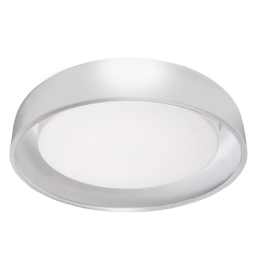 Modern White LED Flush Mount with Frosted Shade 3000K 1062LM  by Kuzco Lighting