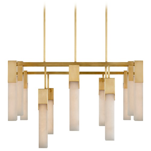 Kelly Wearstler Covet Chandelier in Antique Brass by Visual Comfort Signature