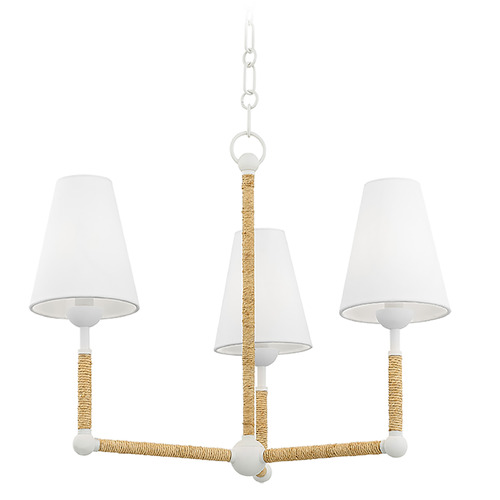 Mitzi by Hudson Valley Mitzi Suki Textured White 3-Light Vanity Bar H708803-TWH
