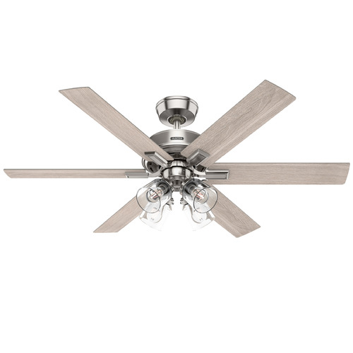 Hunter Fan Company Fonthill Brushed Nickel LED Ceiling Fan with Light