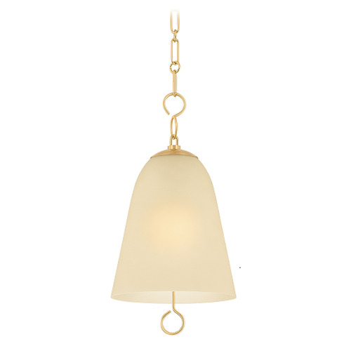 Mitzi By Hudson Valley Christine Aged Brass Pendant Light with Bell Shade