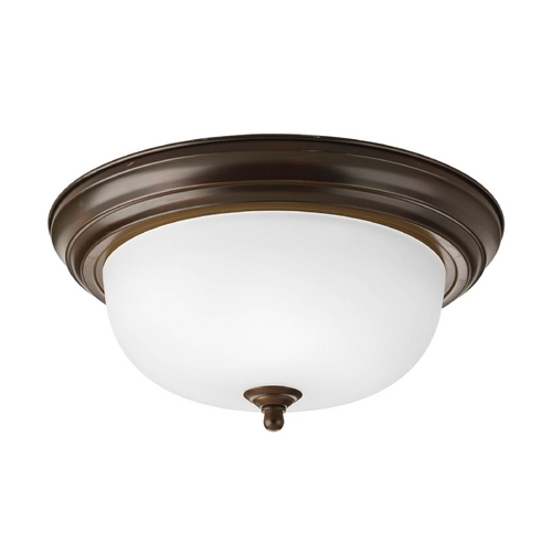 13.25-Inch Flush Mount in Antique Bronze by Progress Lighting
