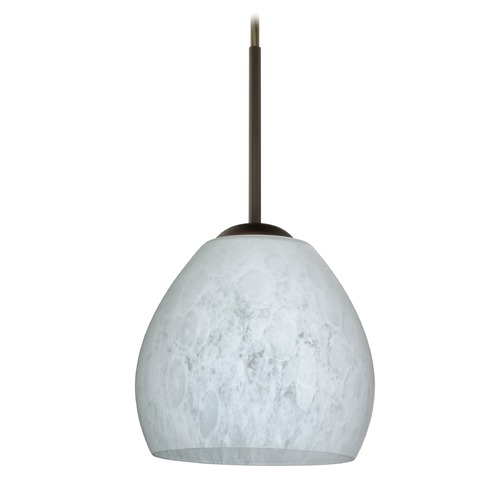 Besa Lighting Bolla Bronze LED Mini-Pendant Light