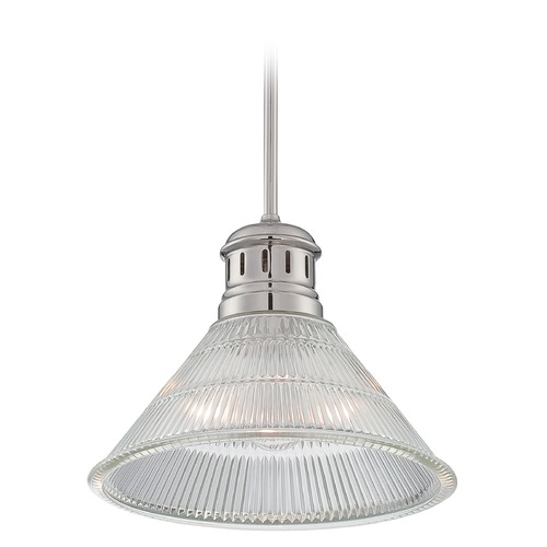 Lite Source Lighting Gale Polished Steel Pendant by Lite Source Lighting LS-19792